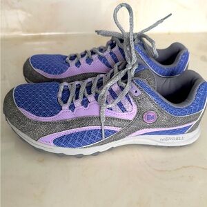 Merrill Womens’s Medusa Ice Periwinkle hiking shoes